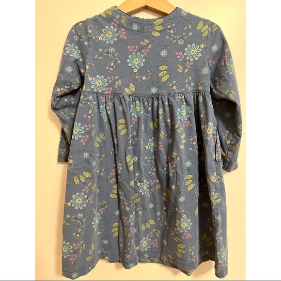 Floral toddler knit dress by Land’s End, size 4T - Picture 4 of 4